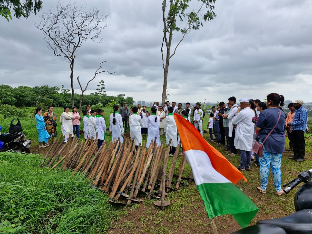 Students & Community Members Tree Plantation Rally & Cultural Performance